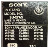 Sony SU-27A3 TV Stand for Multiple KV Appliance Models