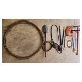 Mixed Lot of Vintage Hand Tools and Hardware with Saws and Accessories