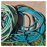 Set of Garden Hoses - Green and Blue