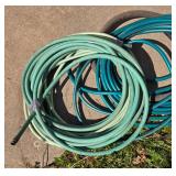 Set of Garden Hoses - Green and Blue