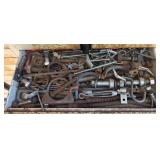 Mixed Collection of Screws, Bolts, and Hardware Parts