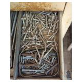 Assortment of Bolts, Screws, and Metal Fasteners