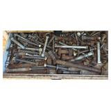 Assortment of Bolts, Screws, and Metal Fasteners
