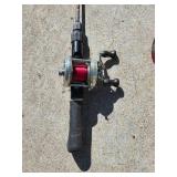 Set of Vintage Fishing Rods with Abu Ambassadeur Reels