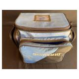 Shimano Blue Fishing Tackle Bag with Multiple Compartments