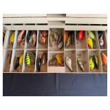 Plano Tackle Box with Diverse Fishing Lures Collection