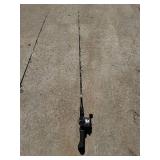 Pair of Shimano and Daiwa Fishing Rods with Reels