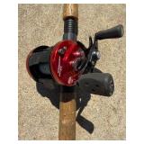 Set of 2 Fishing Rods with Reels - Abu Garcia and Mitchell