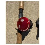 Set of 2 Fishing Rods with Reels - Abu Garcia and Mitchell