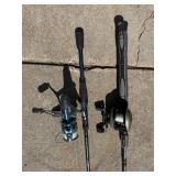 Set of Fishing Rods with Shimano Spirex and Quantum Reels