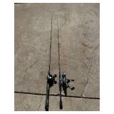 Set of Fishing Rods with Shimano Spirex and Quantum Reels
