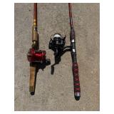 Set of Fishing Rods with Reels - Shimano R2000 and ABU Ambassadeur