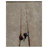 Set of Fishing Rods with Reels - Shimano R2000 and ABU Ambassadeur