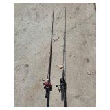 Set of Fishing Rods with Reels - ABU Ambassadeur & Garcia Mitchell