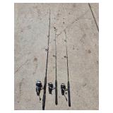 Set of Fishing Rods with Mitchell 408 Reel