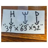 Brown Leather Reclining Loveseat