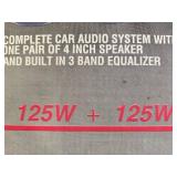 American Hi-Fi Model CR 61 Car Audio System with 125W Speakers