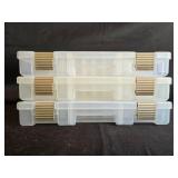 Set of Plastic Storage Boxes and 2 B.A.S.S. Member Bags