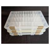 Set of Plastic Storage Boxes and 2 B.A.S.S. Member Bags