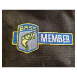 Set of Plastic Storage Boxes and 2 B.A.S.S. Member Bags