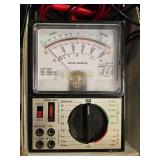Vintage Electronics and Tools Collection including Volt Meters and Stud Sensor