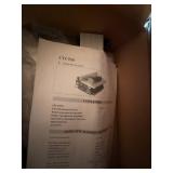 Tile Cutting Machine CTC550 and Vintage Metal Barrel