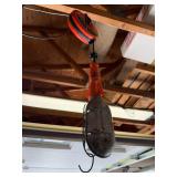 20ft Retractable Reel Work Light with Metal Cage