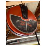 20ft Retractable Reel Work Light with Metal Cage
