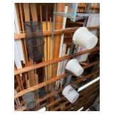 Assorted Industrial Buckets and Metal Baskets Used for Traps Collection
