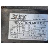 Reliant 1/4 HP Induction Motor with Belt and Handle
