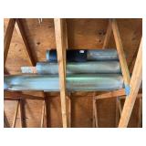 Assortment of Metal Ductwork Pipes