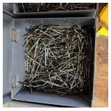 Assorted Hardware Lot with Screws, Nails, and Electronic Components