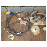 Assorted Hardware Lot with Screws, Nails, and Electronic Components