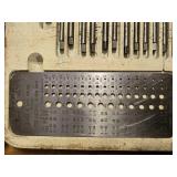 Vintage Thread Cutting Tap and Die Set with Case
