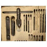 Vintage Thread Cutting Tap and Die Set with Case