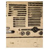 Vintage Thread Cutting Tap and Die Set with Case