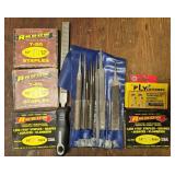 Collection of Hardware Tools and Accessories Including T-50 Staples and Fly Catchers