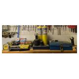 Collection of Hardware Tools and Accessories Including T-50 Staples and Fly Catchers