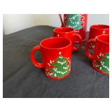 Waechtersbch Coffee Server & 5 Mugs from West Germany