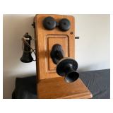 Wooden Vintage Telephone