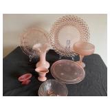 Stunning Pink Entertaining Glassware