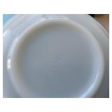 Anchor Hocking White With Gold Rim Dishes