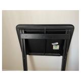 Black 4-Piece TV Trays With Stand