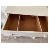 Unique Style Vintage White Homemade Cabinet