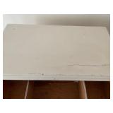 Unique Style Vintage White Homemade Cabinet