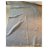 Attractive Blue Woven Rug