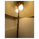 Attractive Antique Lamp with Metal Base