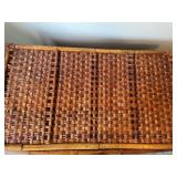 Wooden Wicker Style Trunk that has Great Storage