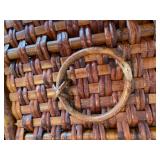 Wooden Wicker Style Trunk that has Great Storage