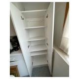Two White Storage Cabinets--Pictured Separately